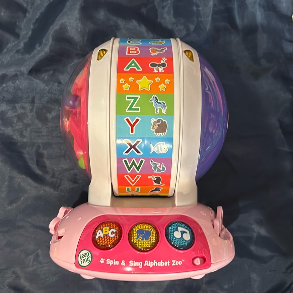 LeapFrog Spin and Sing Alphabet Zoo, Pink